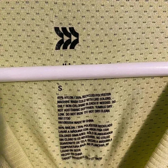 All in Motion Yellow Seamless Short Sleeve Shirt - Picture 3 of 6